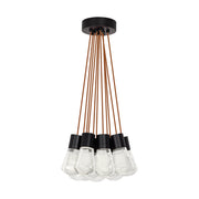 Alva 11-Light Pendant in Black