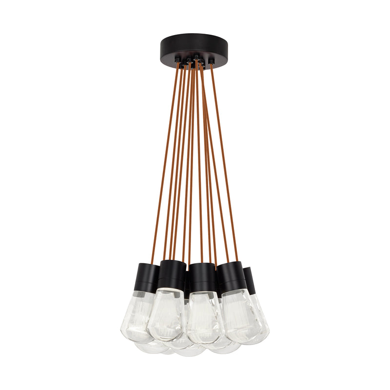 Alva 11-Light Pendant in Black