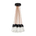 Alva 11-Light Pendant in Black