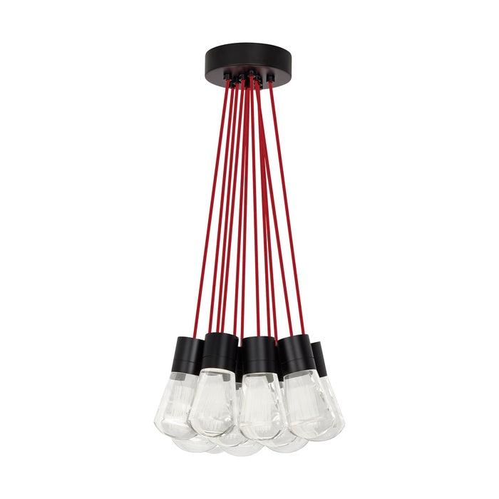 Alva 11-Light Pendant in Black