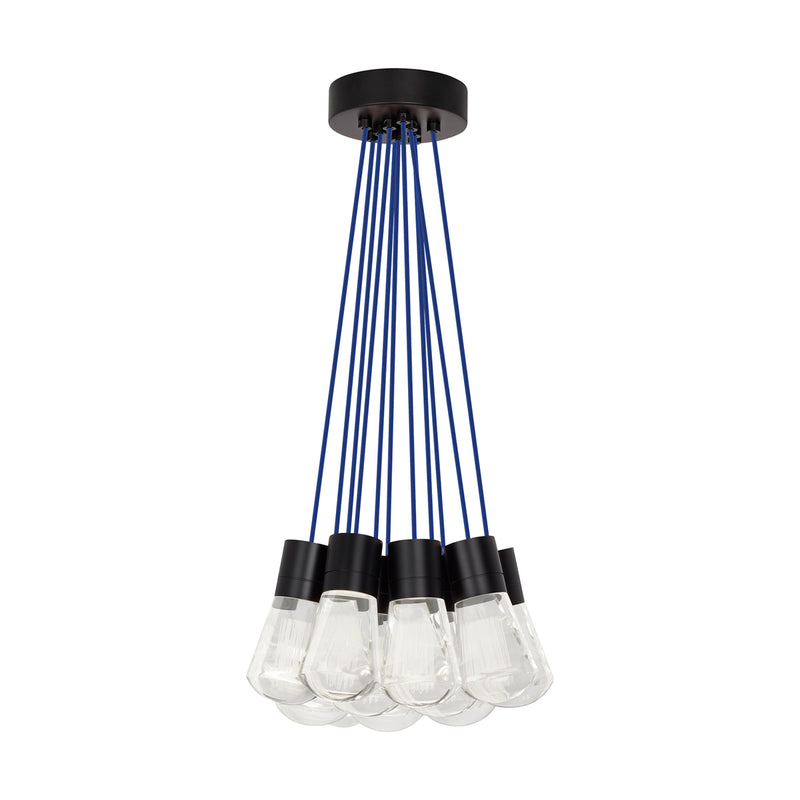 Alva 11-Light Pendant in Black