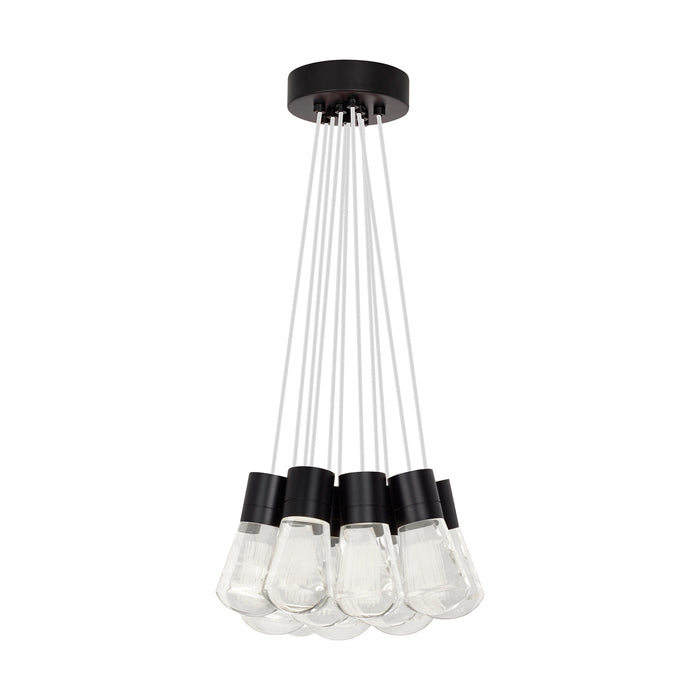 Alva 11-Light Pendant in Black
