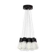Alva 11-Light Pendant in Black
