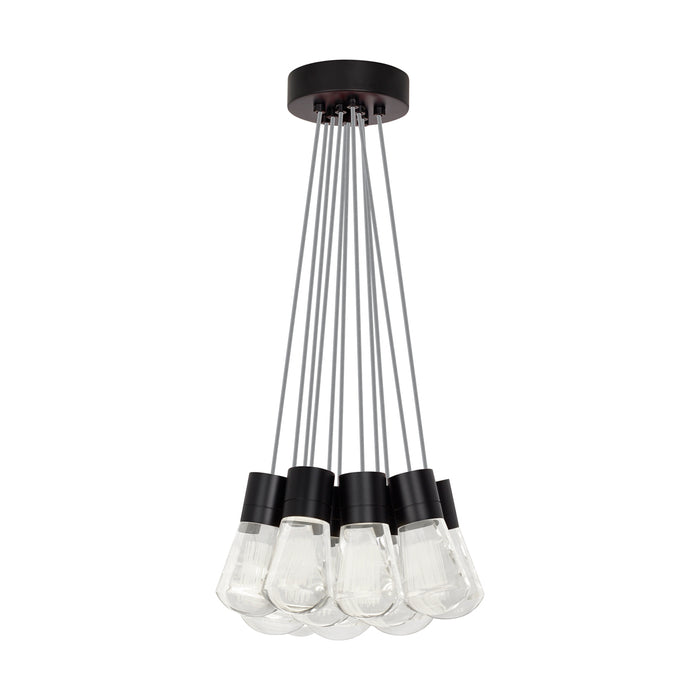 Alva 11-Light Pendant in Black