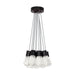 Alva 11-Light Pendant in Black