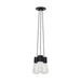 Alva 3-Light Pendant in Black