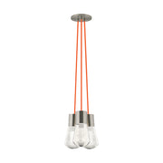 Alva 3-Light Pendant in Satin Nickel