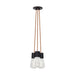 Alva 3-Light Pendant in Black