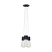 Alva 3-Light Pendant in Black
