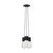 Alva 3-Light Pendant in Black