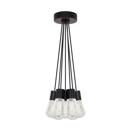 Alva 7-Light Pendant in Black