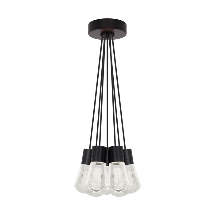 Alva 7-Light Pendant in Black