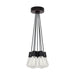 Alva 7-Light Pendant in Black