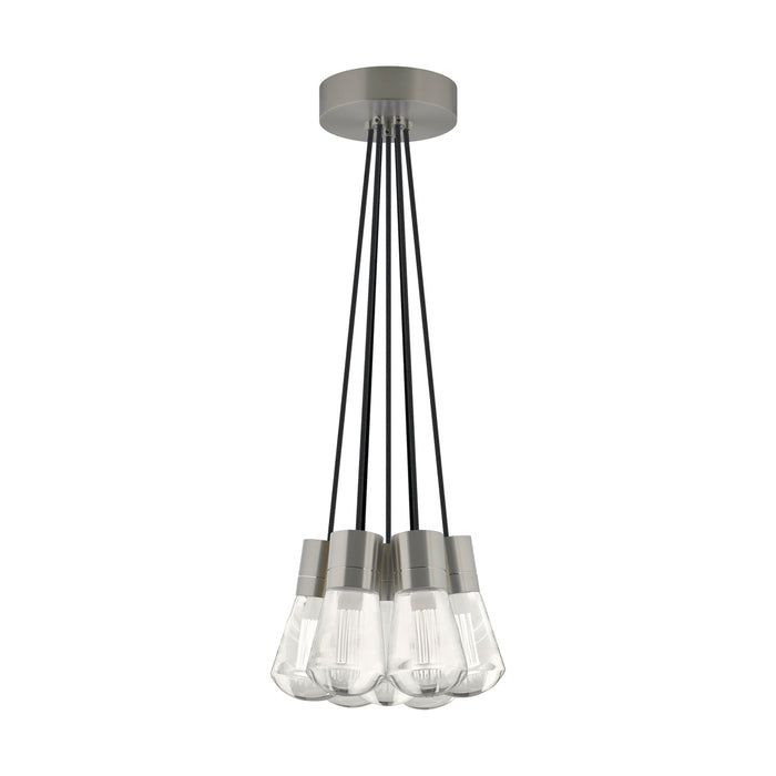 Alva 7-Light Pendant in Satin Nickel
