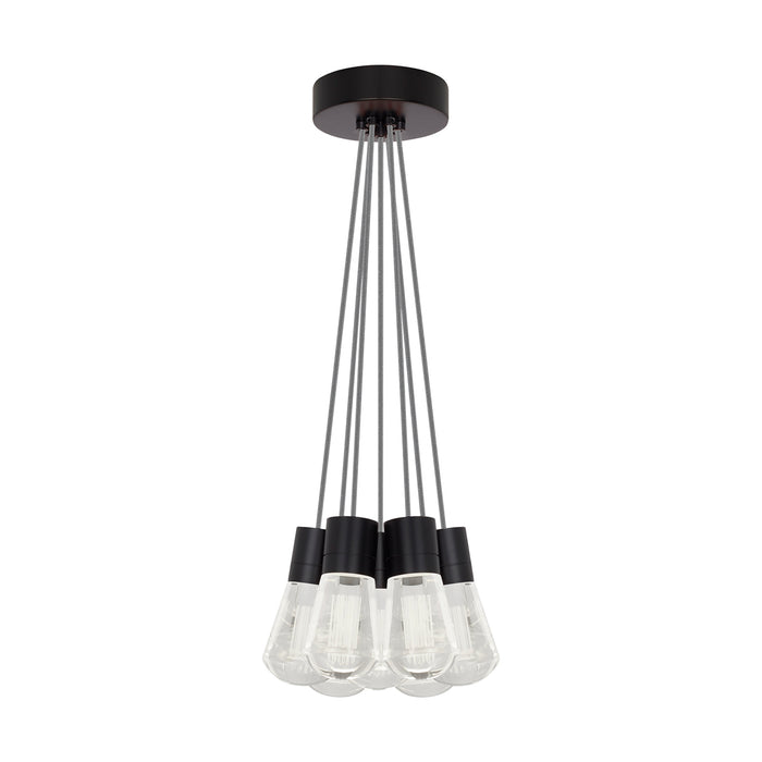 Alva 7-Light Pendant in Black