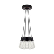 Alva 7-Light Pendant in Black