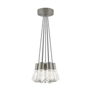 Alva 7-Light Pendant in Satin Nickel