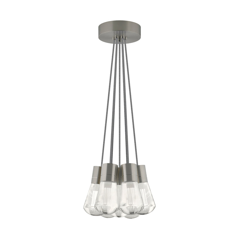 Alva 7-Light Pendant in Satin Nickel