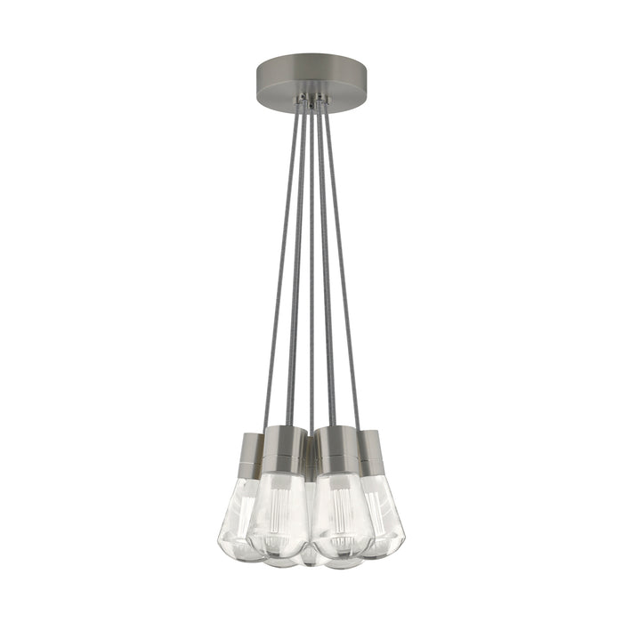 Alva 7-Light Pendant in Satin Nickel