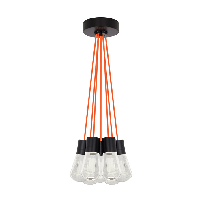 Alva 7-Light Pendant in Black