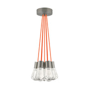 Alva 7-Light Pendant in Satin Nickel