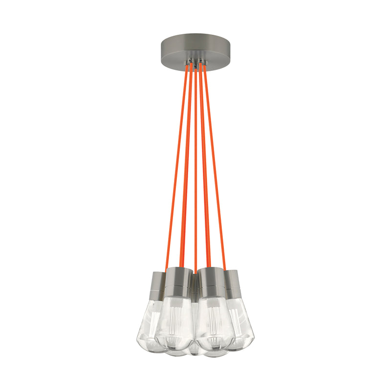 Alva 7-Light Pendant in Satin Nickel