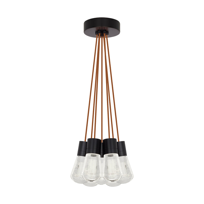Alva 7-Light Pendant in Black
