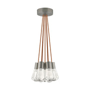 Alva 7-Light Pendant in Satin Nickel