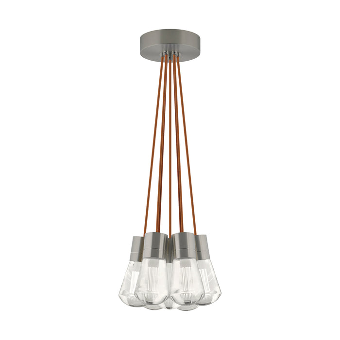 Alva 7-Light Pendant in Satin Nickel