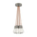 Alva 7-Light Pendant in Satin Nickel
