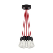 Alva 7-Light Pendant in Black