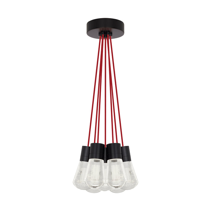 Alva 7-Light Pendant in Black