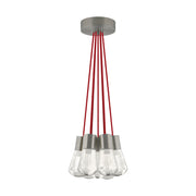 Alva 7-Light Pendant in Satin Nickel