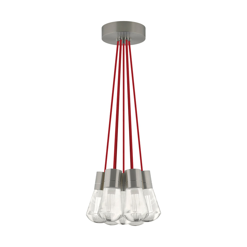 Alva 7-Light Pendant in Satin Nickel