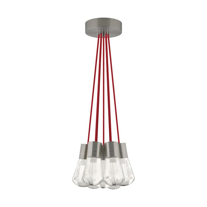 Alva 7-Light Pendant in Satin Nickel