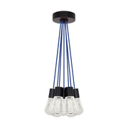 Alva 7-Light Pendant in Black