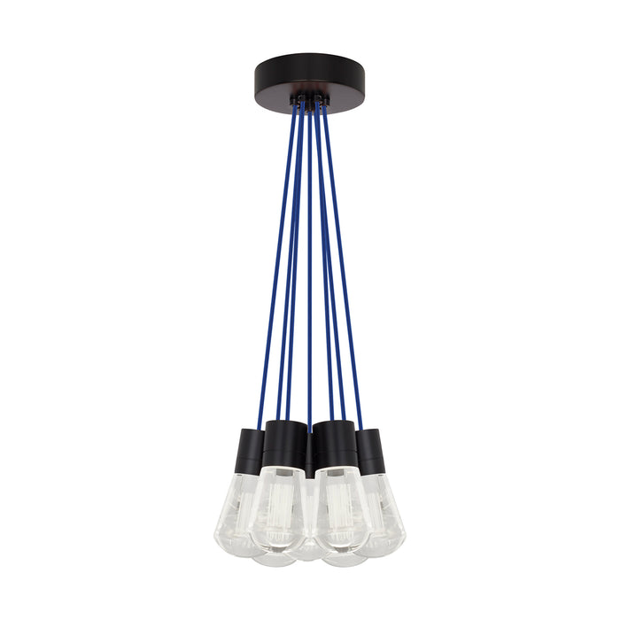 Alva 7-Light Pendant in Black