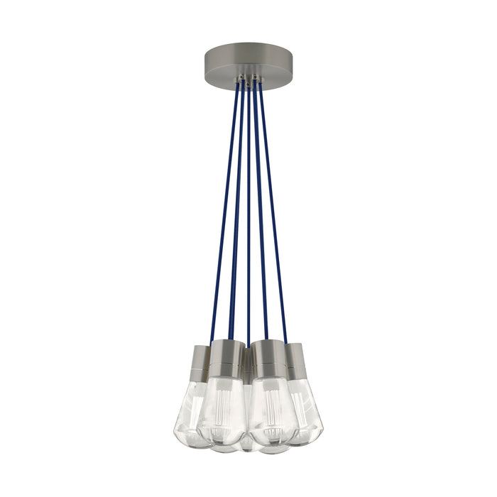 Alva 7-Light Pendant in Satin Nickel