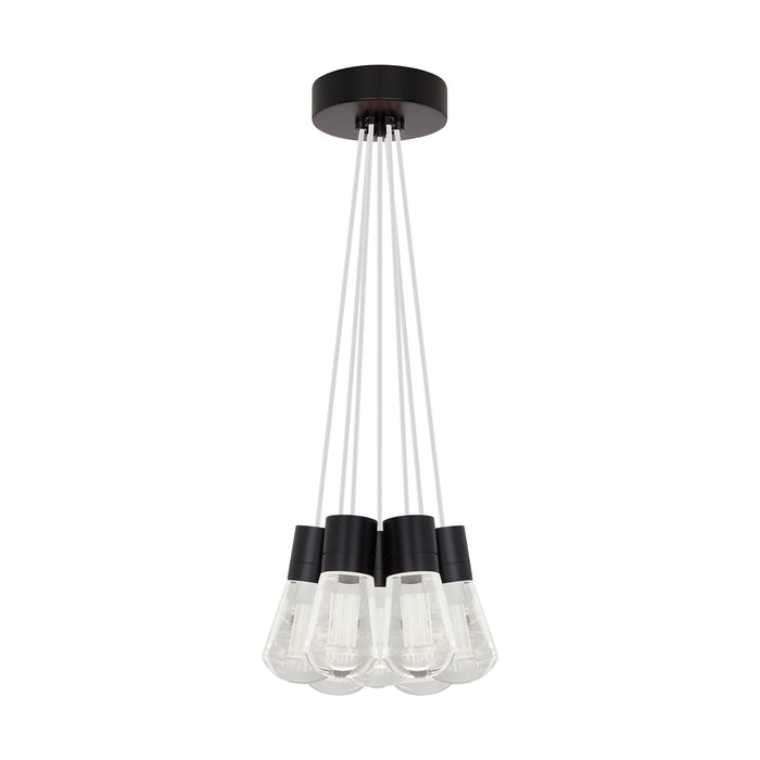 Alva 7-Light Pendant in Black