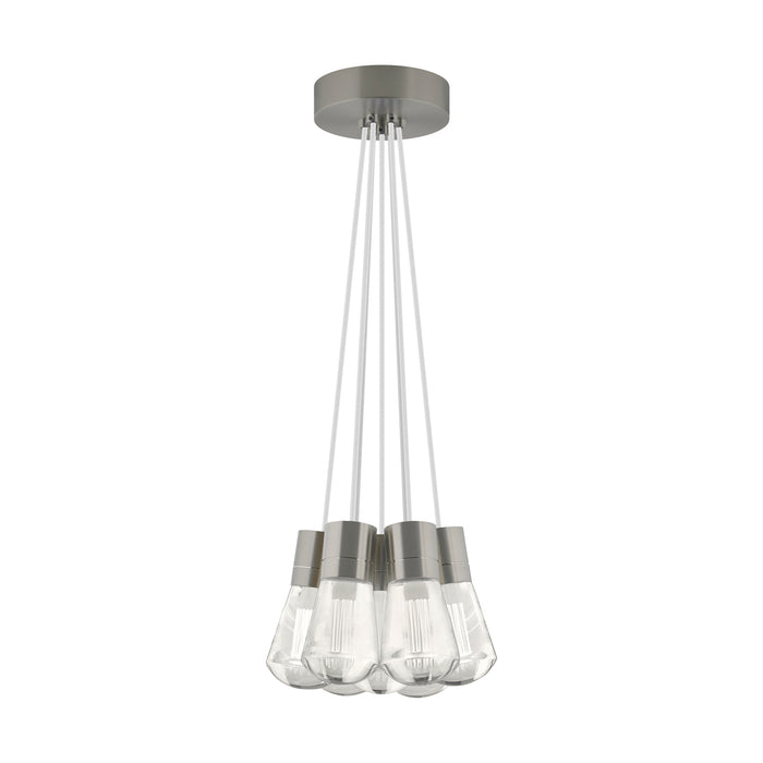 Alva 7-Light Pendant in Satin Nickel