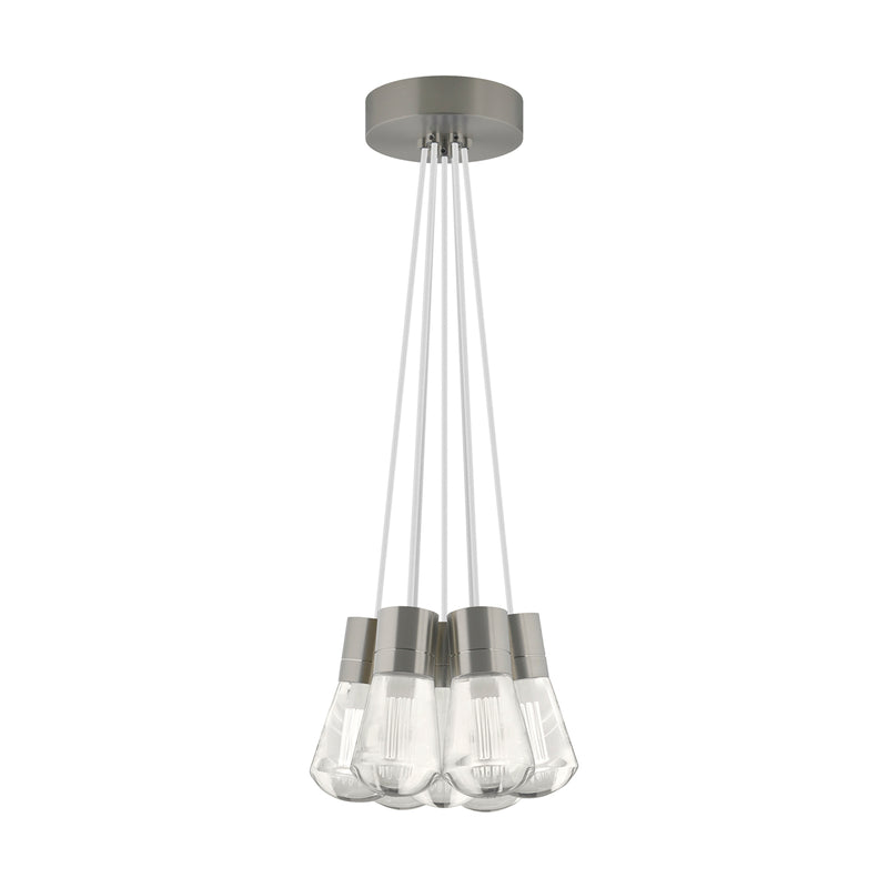 Alva 7-Light Pendant in Satin Nickel