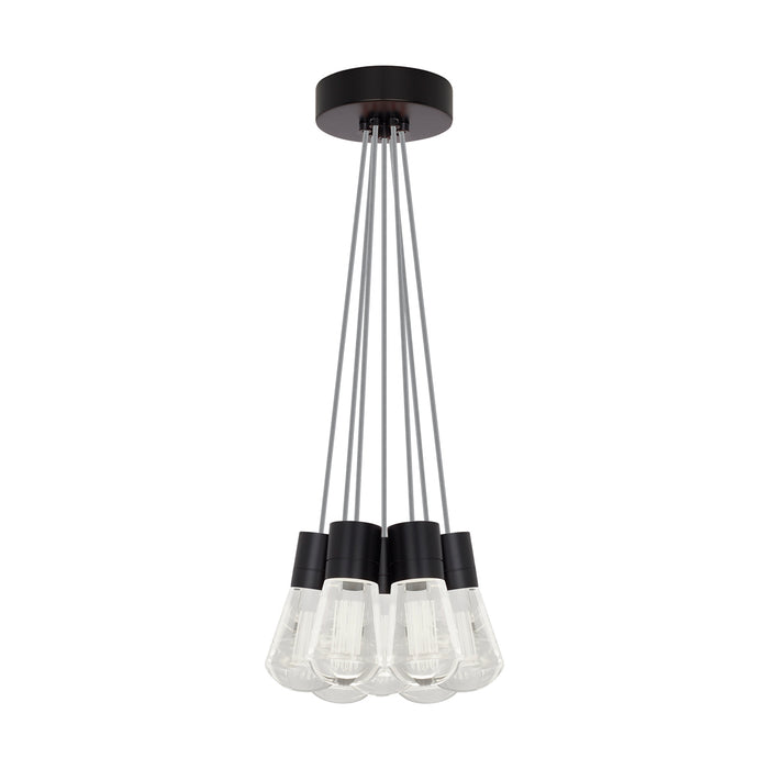Alva 7-Light Pendant in Black
