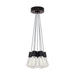 Alva 7-Light Pendant in Black