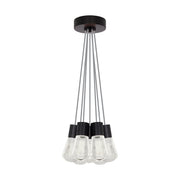 Alva 7-Light Pendant in Black