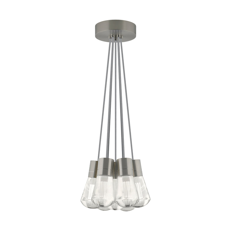 Alva 7-Light Pendant in Satin Nickel
