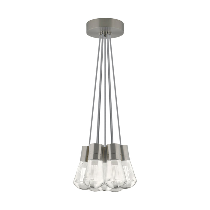 Alva 7-Light Pendant in Satin Nickel