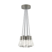 Alva 7-Light Pendant in Satin Nickel