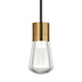 Alva Pendant in Aged Brass