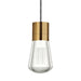 Alva Pendant in Aged Brass