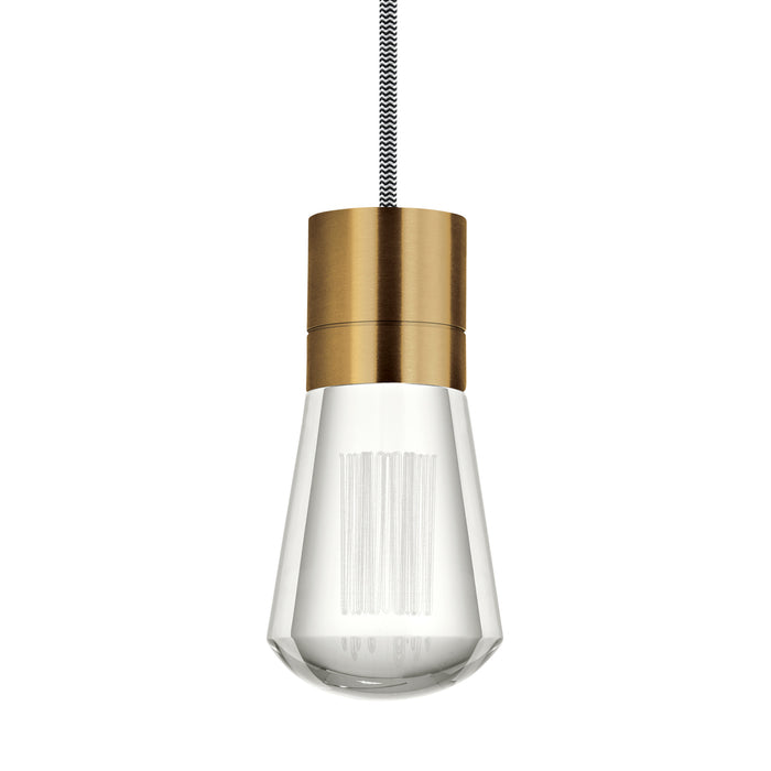 Alva Pendant in Aged Brass